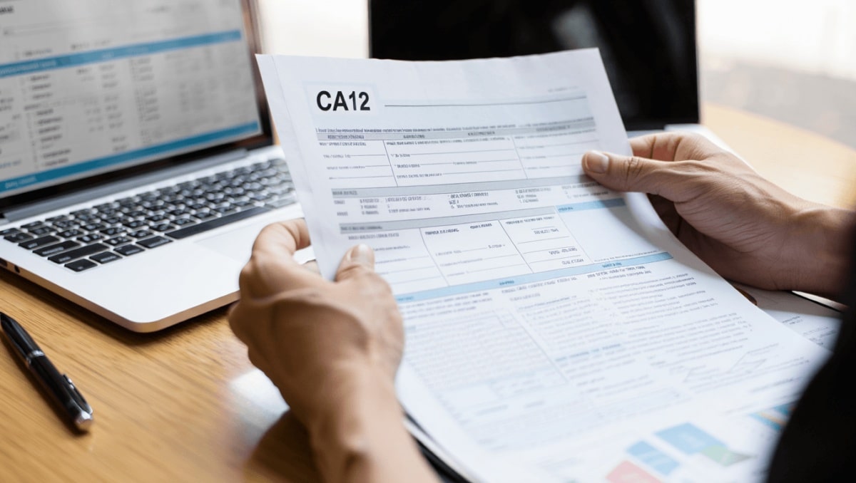 La CA12 : déclaration de TVA en régime simplifié de déclaration